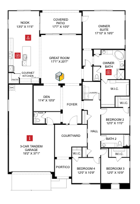 Interactive floor plan sample
