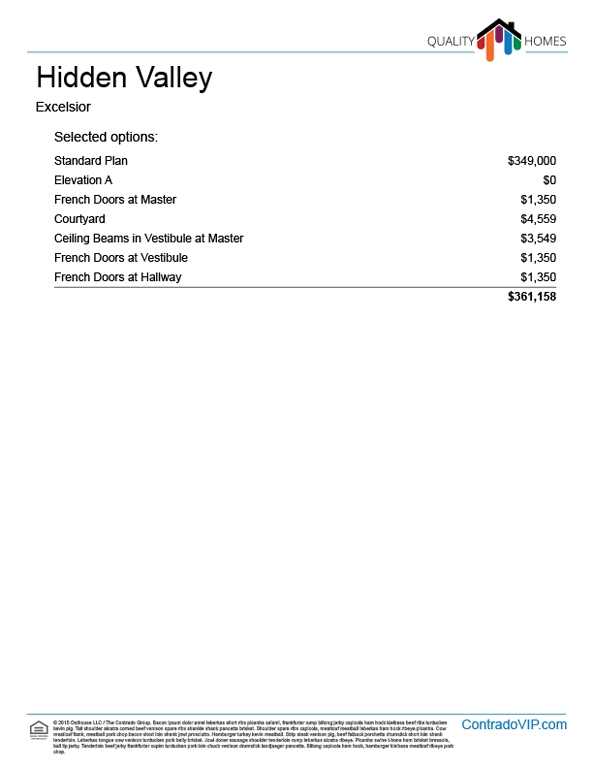 Printed Pricing